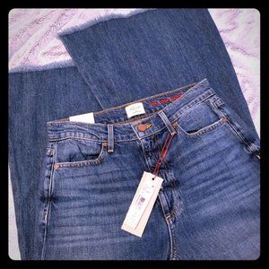 Alice & Olivia NWT Beautiful High Rise Bell Jean